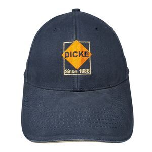 Dicke Since 1886 Strapback Hat Blue One Size Adjustable Embroidered The Max Hat